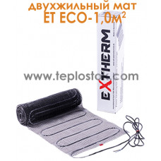 Тепла підлога Extherm ET ECO 100-180 1,0м.кв 180W двохжильний мат