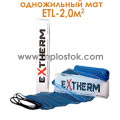 Тепла підлога Extherm ETL 200-200 2,0м.кв 400W одножильний мат Тепла підлога Extherm ETL 200-200 2,0м.кв 400W одножильний мат