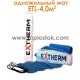 Тепла підлога Extherm ETL 400-200 4,0м.кв 800W одножильний мат