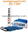 Тепла підлога Extherm ETL 700-200 7,0м.кв 1400W одножильний мат