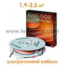 Теплый пол Fenix ADSV10 320W тонкий двухжильный кабель