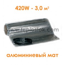 Тепла підлога Fenix AL MAT 420W двожильний алюмінієвий мат 3,0 м. кв