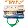 Тепла підлога Ryxon HM-200-3,0 3,0м.кв 600W двожильний мат Тепла підлога Ryxon HM-200-3,0 3,0м.кв 600W двожильний мат