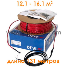 Тепла підлога DEVIflex T18 (DTIP-18) 2420Вт двожильний кабель