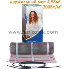 Двожильний мат DEVImat 200T (DTIF-200) 990Вт 4,95м2 